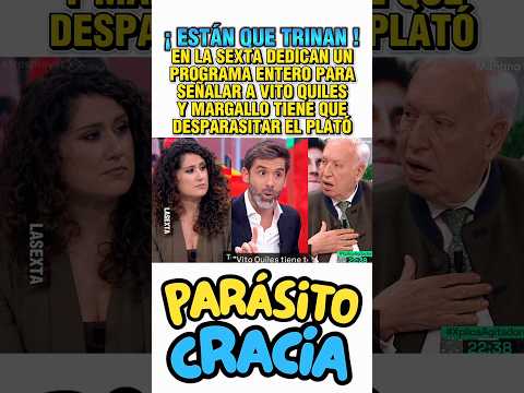 LA SEXTA DEDICA UN PROGRAMA ENTERO A SEÑALAR A VITO QUILES Y MARGALLO TIENE QUE DESINFECTAR EL PLATÓ thumbnail
