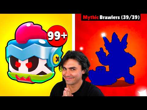 39/39 BRAWLERS DO TIPO MITICO... Brawl Stars thumbnail