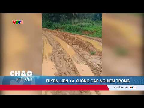 Tuyến đường liên xã ở Tuyên Quang xuống cấp nghiêm trọng: Nắng thì bụi bẩn, mưa thì lầy lội | VTV24 thumbnail