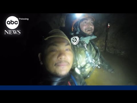Video shows harrowing effort to rescue victims from flooded cave thumbnail