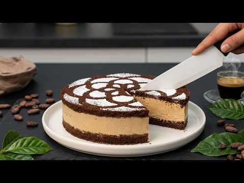 TORTA AL CAFFÈ SENZA COTTURA | LO FAI IN 10 MINUTI E TUTTI LA VOGLIONO 🤤 thumbnail