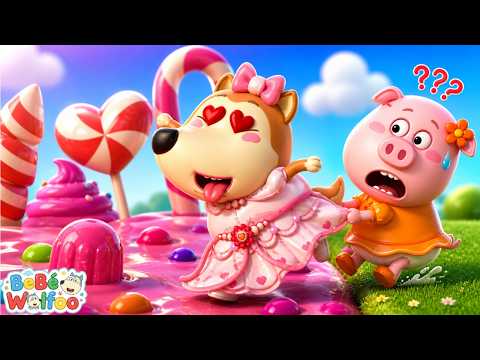 Bebé Wolfoo | ¡La Princesa Lucy Ama Los Dulces! | Dibujos animados para niños thumbnail