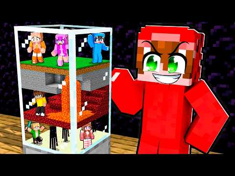 Atrapé a Mis Amigos en un MUNDO PEQUEÑO en Minecraft! thumbnail