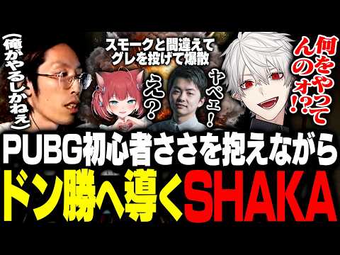 PUBG初心者Sasatikkを抱えながらドン勝へ導くSHAKA【PUBG】 thumbnail
