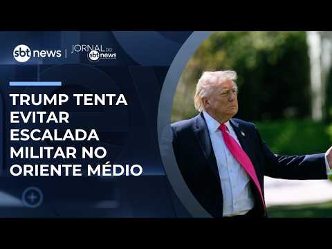 Trump busca conter avanço da crise no Oriente Médio | #JornaldoSBTNews thumbnail