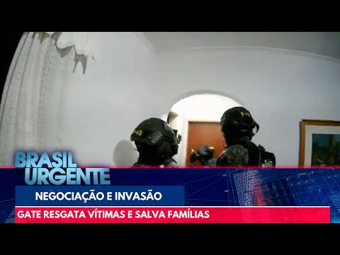Negociação e invasão: GATE resgata vítimas e salva famílias | Brasil Urgente thumbnail