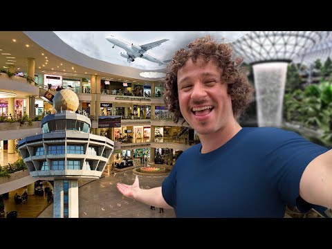 Así es el aeropuerto MÁS MODERNO del mundo (sorprendente) | SINGAPUR 🇸🇬✈️ thumbnail