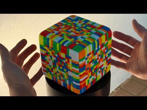 16x16 Rubik's Cube Solved in YTUWR Time! (First Solve) thumbnail