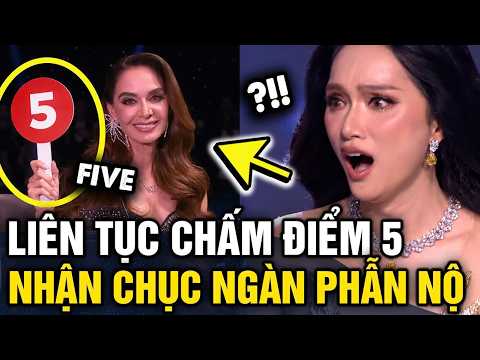Liên tục CHẤM 5 ĐIỂM cho Hương Giang tại đêm chung kết MGI, giám khảo nhận BÃO PHẪN NỘ | Tin 3 Phút thumbnail