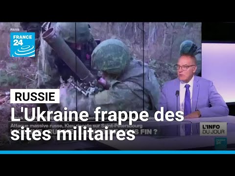 Russie : des drones ukrainiens endommagent des sites militaires à Saint-Pétersbourg • FRANCE 24 thumbnail
