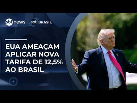 EUA ameaçam nova tarifa de 12,5% ao Brasil por suposto trabalho forçado | #SBTBrasil thumbnail