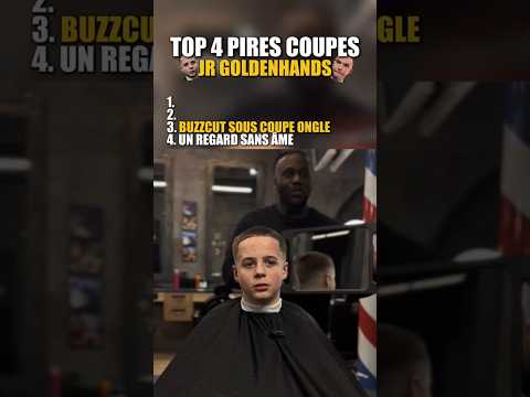 TOP 4 des pires coupes de JrGoldenHands Buzzcut #humour #abonnetoi #drole #subscribe. thumbnail