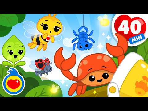 El Cangrejo, Los Insectos Y Fotosíntesis ?? Canciones Infantiles Divertidas (40 Min) | Plim Plim thumbnail