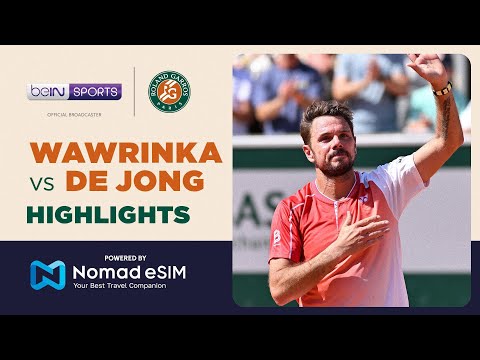 Stan Wawrinka vs Jesper de Jong | Roland-Garros 2026 | Match Highlights thumbnail