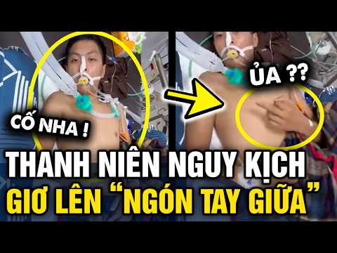 Thanh niên MIỆNG NGẬM ỐNG THỞ nhưng khi nhìn qua bàn tay thì NÓ LẠ LẮM | Tin 3 Phút thumbnail