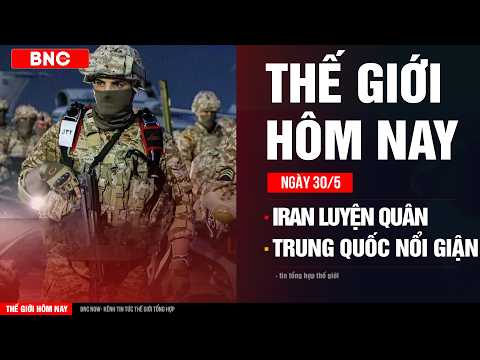 Thế giới hôm nay 30/5: Iran luyện quân bắn rụng chiến cơ Mỹ · Trung Quốc nổi đóa với tàu NATO thumbnail
