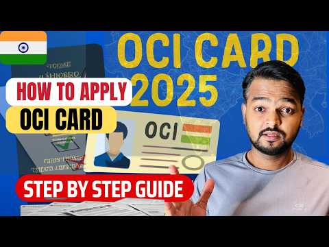 How to Apply for OCI Card in 2025: Full Guide, Documents, Fees, Renunciation + Common Mistakes! thumbnail