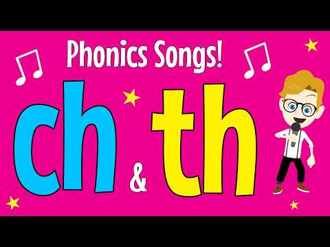 Phonics ch Sound Song |  Phonics th Sound Song | Digraph ch | Digraph th | ch| th thumbnail