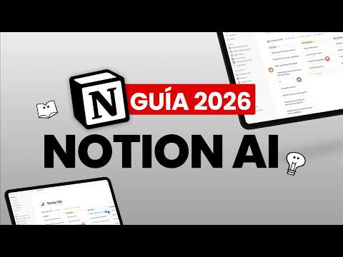 Notion AI de 0 a 100: Aprende a usarlo para multiplicar tu productividad thumbnail