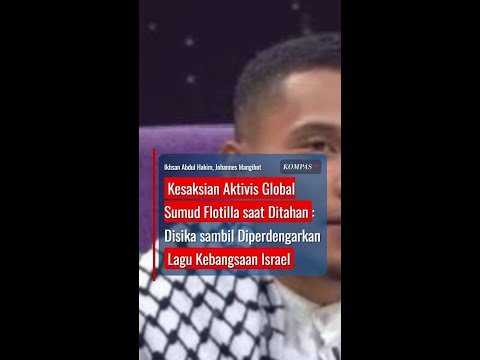 Kesaksian Aktivis Global Sumud Flotilla saat Ditahan: Disika, Diperdengarkan Lagu Israel #short thumbnail