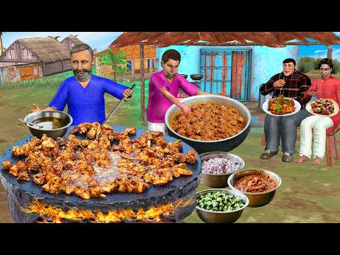 Chacha Ji Patthar Ka Ghost Chicken Mutton Famous Street Food Hindi Kahani Moral Stories Comedy Video thumbnail
