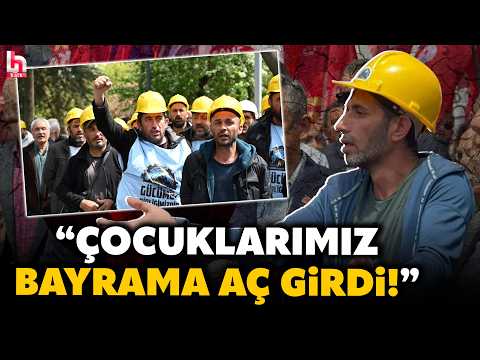 BU SÖZLER YÜREKLERİ DAĞLAR! Doruk Maden işçileri yeniden Ankara'da! Sesi titreyerek seslendi! thumbnail