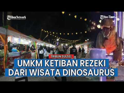 Meriahnya Kota Sidrap dengan Kehadiran Dinosaurus thumbnail