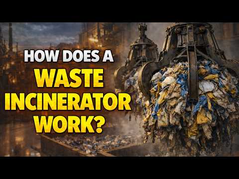 How a Waste Incineration Plant Works – Waste-to-Energy Process, Electricity Generation and Boiler! thumbnail