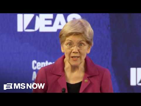 Elizabeth Warren: Americans are angry, and they've been angry for a long time thumbnail
