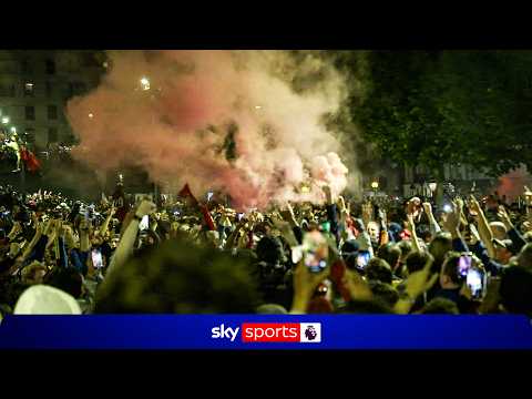 Arsenal fans CELEBRATE on the streets of north London! ?? thumbnail