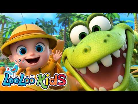 Down In The Jungle + Johny Johny Yes Papa - Good Habits with Johny  - LooLoo Kids thumbnail