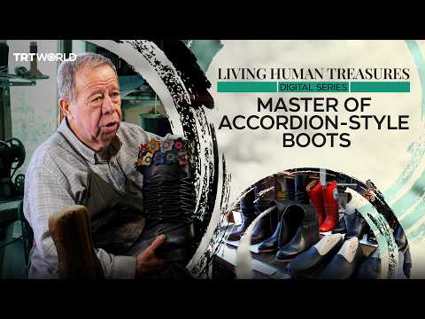 ‘Living Human Treasures’: master of accordion-style boots thumbnail