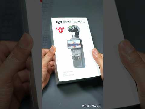 So Satisfying - DJI Pocket 4 ASMR Unboxing #DJI #OsmoPocket4 #Unboxing #ASMR #Tech #CreatorCombo thumbnail