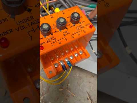 Phase Monitor Relay #electrical #industrialelectrician #motorcontrol thumbnail