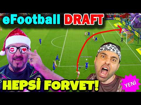 eFootballDRAFT! HEPSİ FORVET CHALLENGE! | YENİ PESDRAFT FORMATI thumbnail