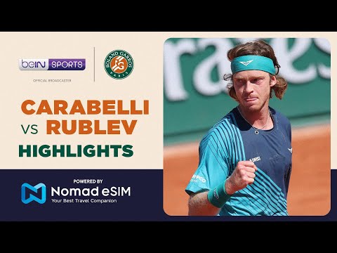 Camilo Ugo Carabelli vs Andrey Rublev | Roland-Garros 2026 | Match Highlights thumbnail
