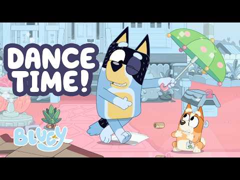 Bandit's Happy Dance ☺️ | Move Around with Dad + MORE Fun! 🤩 💙 | Bluey thumbnail