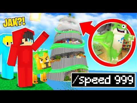 OSZUKUJE CAŁE PALIONOWO SZYBKOŚCIĄ w SPIRALA PARKOUR w Minecraft! thumbnail