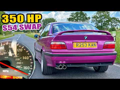 BMW M3 E36 EVO *S54 SWAP* // 0-100 100-200 SOUND & POV thumbnail