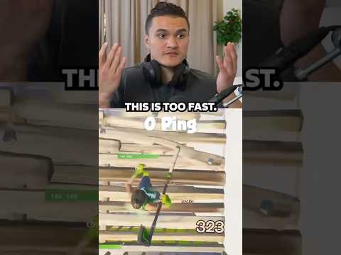 1000 Ping vs 0 Ping in Fortnite thumbnail