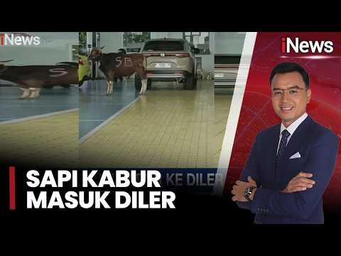 Sapi Kurban Kabur Masuk Diler Mobil, Karyawan Panik Berlarian | iNews Terkini (27/5) thumbnail