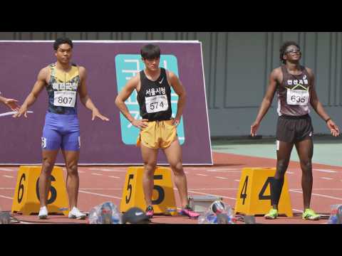 나마디 조엘진 VS 비웨사 10.09 !! 남자 100미터 결승 thumbnail