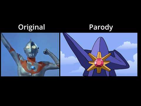 MegaStarmie X Ultraman Comparison video thumbnail