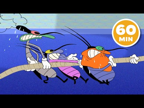 COCKROACHES VS CHICKEN 🐔 Oggy and the Cockroaches - Full Episodes HD thumbnail