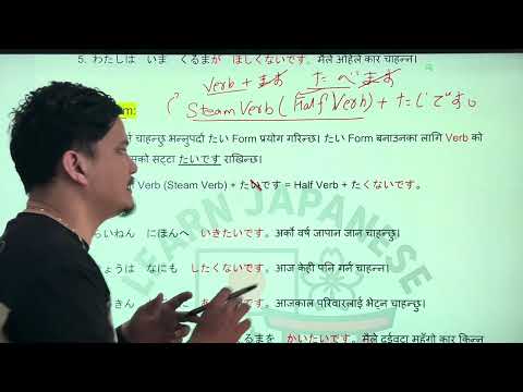Minna no Nihongo N5 Lesson 13 Grammar in Nepali Language  thumbnail