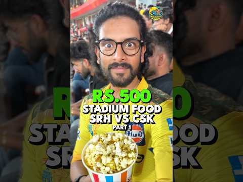 What ₹500 Gets You at Hyd Stadium During SRH vs CSK! ?? thumbnail