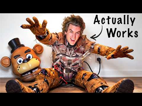 I Built a Real Spring Lock Suit! - Five Nights At Freddys thumbnail