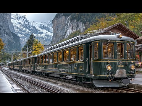 BREATHTAKING TRAIN JOURNEY THROUGH THE SWISS ALPS – A MUST-SEE HIDDEN GEM! thumbnail