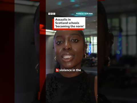 Assaults in Scotland schools 'becoming the norm’. #BBCNews thumbnail