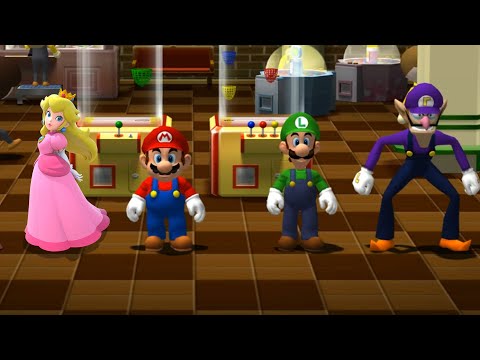 Mario Party  - Mario vs Luigi vs Peach vs Waluigi - Minigames (Master CPU) thumbnail